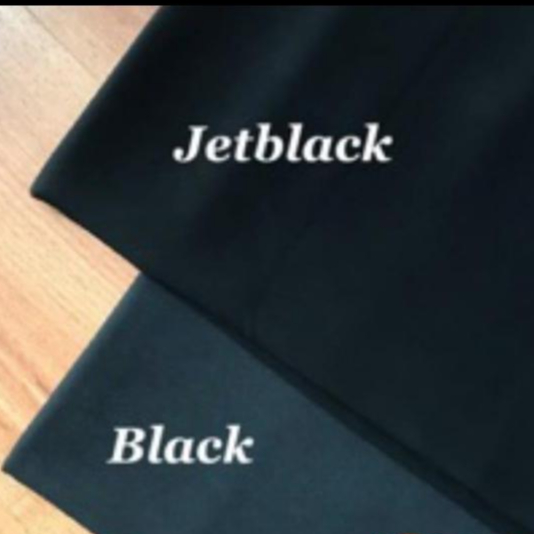 Kain Jetblack Premium Hitam Pekat Adem Halus Lembut Merk Leuwitex Cocok Untuk Hijab, Gamis, Cadar Le