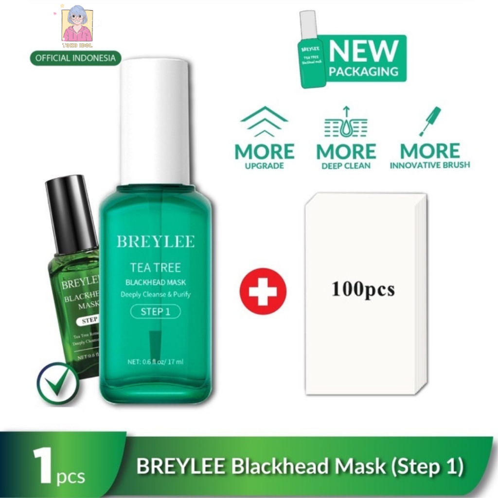 (100% ORIGINAL) BREYLEE STEP 1, BREYLEE BLACKHEAD MASKER, BREYLEE MASKER KOMEDO, BREYLEE STEP 2, KER