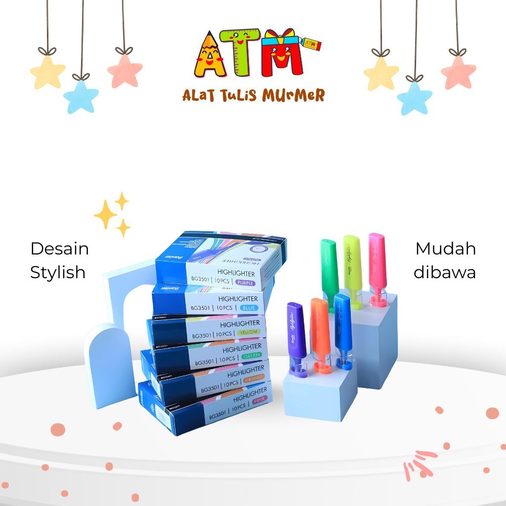 

Highlighter/Stabilo/Bantex BG3511 Highlighter isi 6