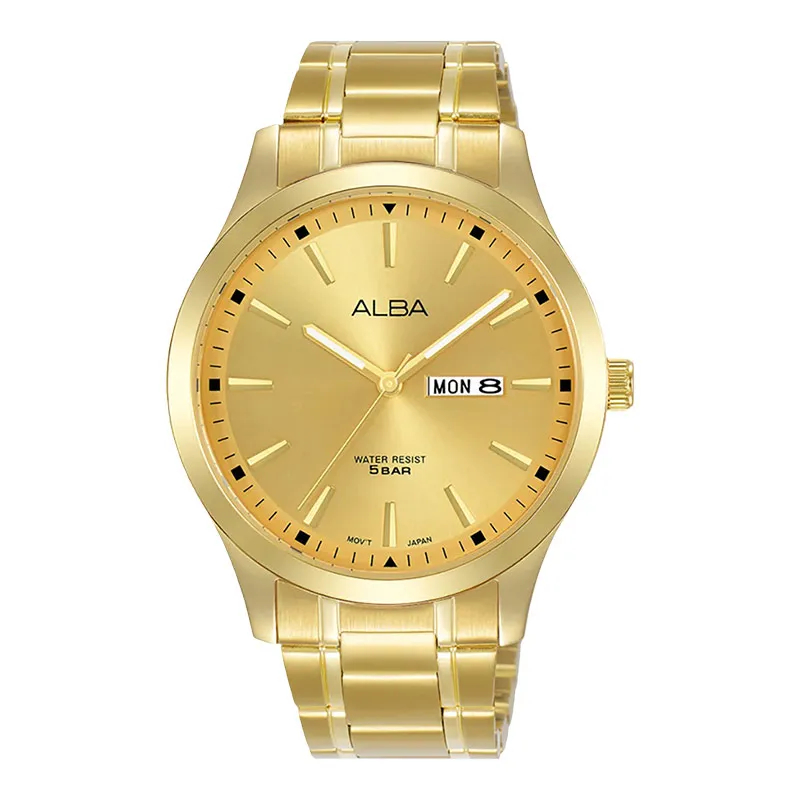 Jam Tangan Pria Tali Rantai Alba AB AJ6148
