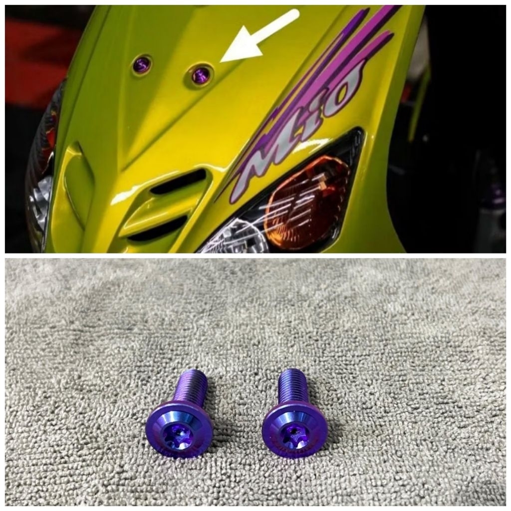 Baut Titanium tameng mio