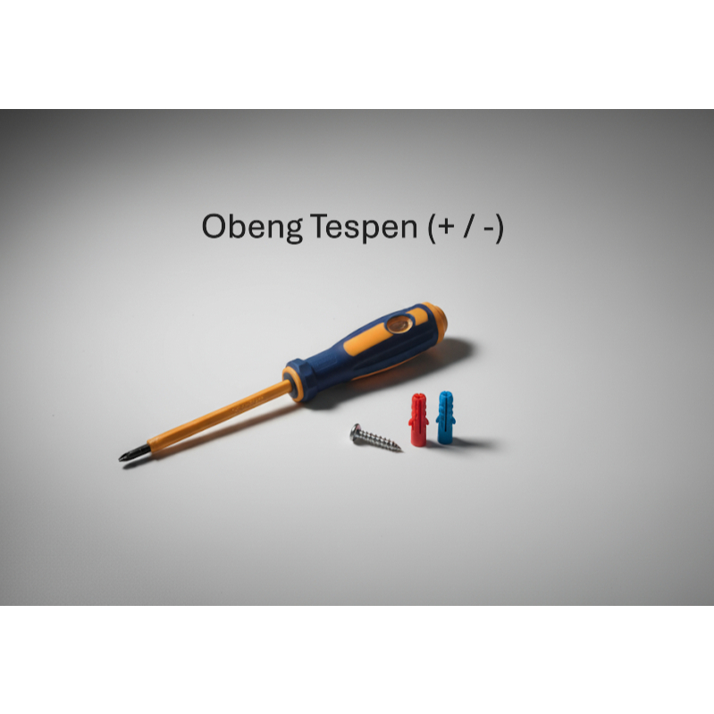 Obeng Plus & Minus Pegangan Anti-Slip - Vyba DualGrip Pro