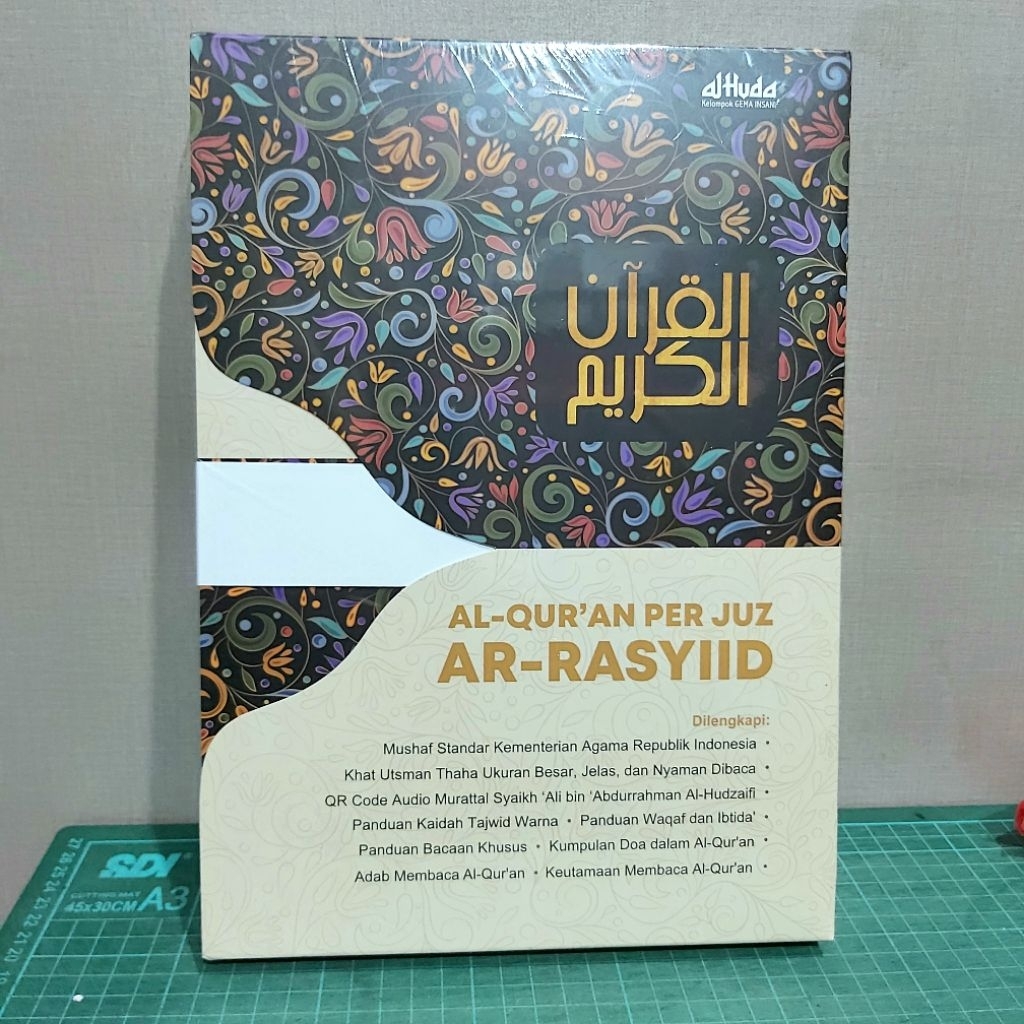 Al Quran Per Juz A4 Besar Tajwid Warna Khat Utsmani Mushaf Mujaza Usmani 15 Baris Mujazza Ar Rasyiid