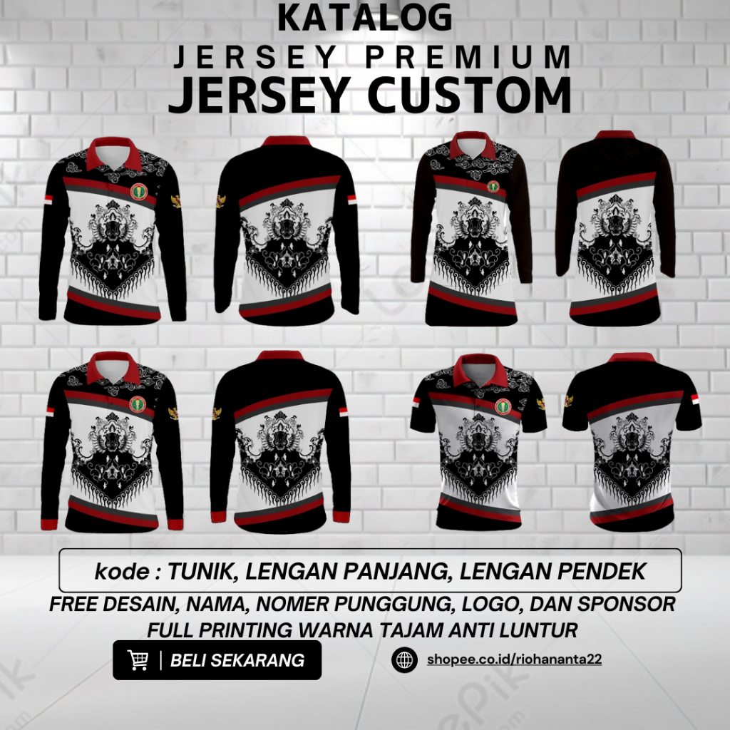 Seragam olahraga PGRI | Kaos polo PGRI | TUNIK PGRI| JERSEY PREMIUM FREE CUSTOM