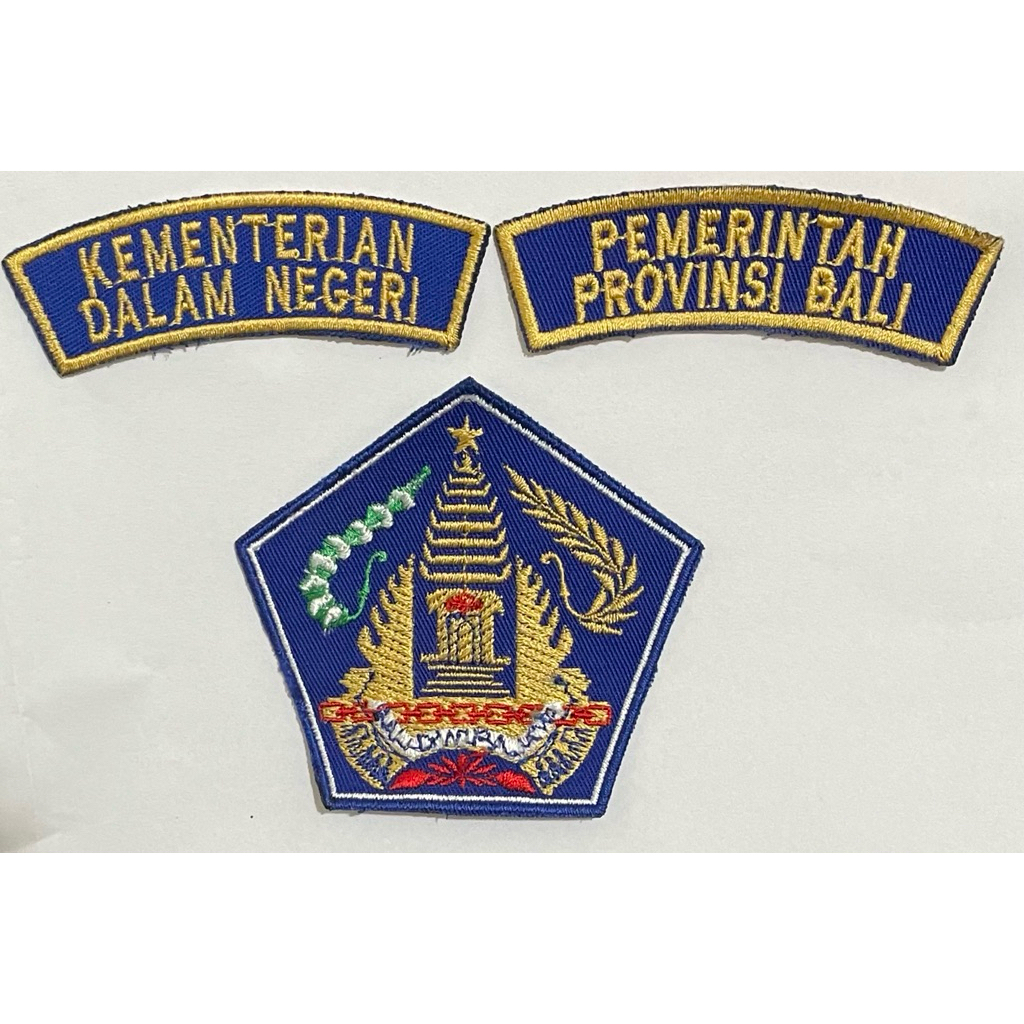 1 set Emblem Logo Pemerintah Daerah Provinsi Bali