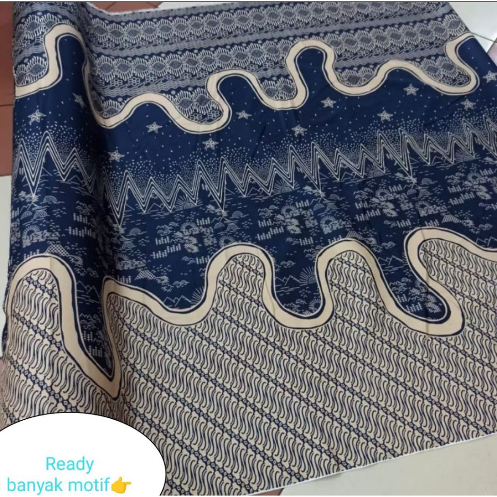 Kain Batik Halus / Batik Semi Sutra Prada / Kain Batik Meteran  / Batik Semi Sutra Premium