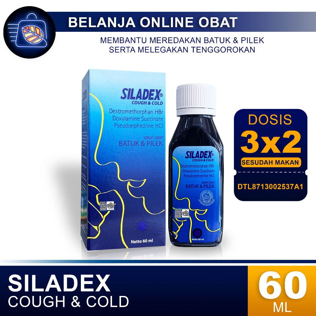 SILADEX OBAT BATUK & PILEK