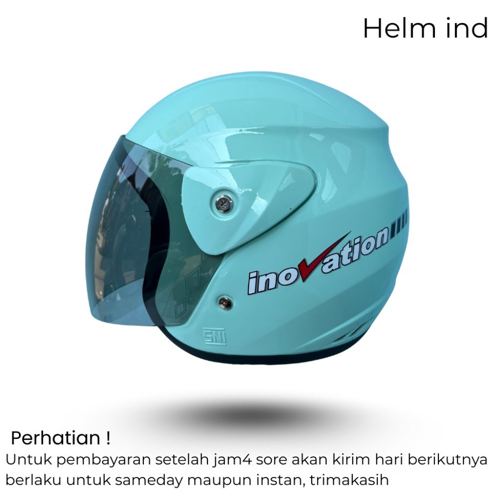 HELM MOTOR SNI MURAH ANTI FOG VISOR ORI DAISO HELMET WARNAL PUTIH