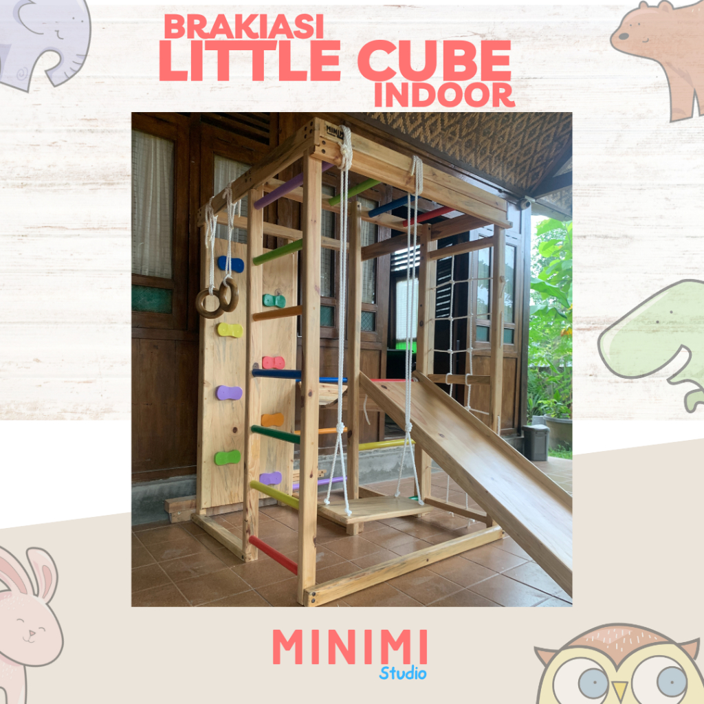 Brakiasi Little Cube Indoor - Indoor Gym Jungle Kids Anak Tangga Brakiasi Minimi Studio