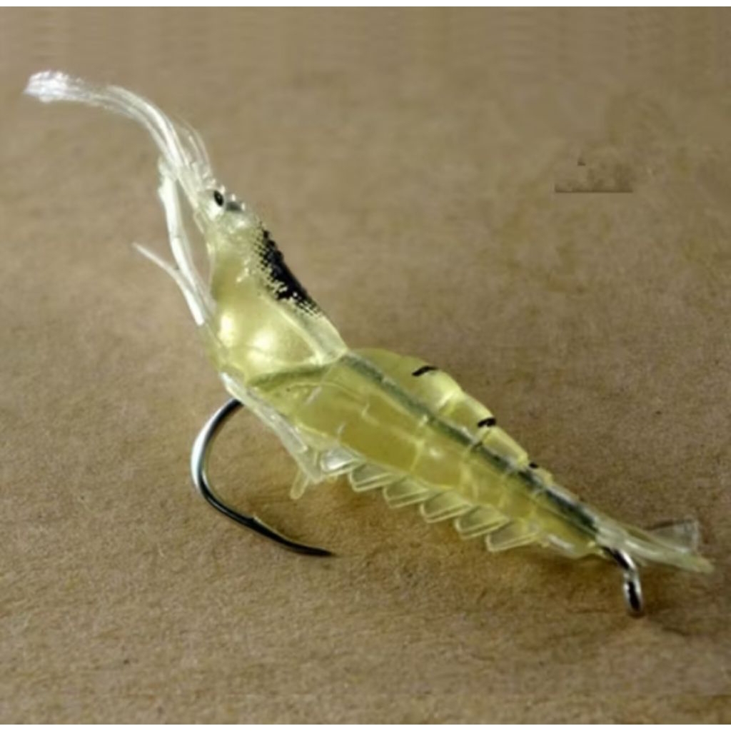 UMPAN PANCING UDANG SILICON SET SAMA KAIL