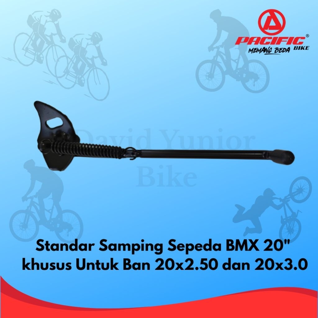 standar samping jagang 22 pacifc sepeda bmx ban jumbo ukuran 20 x 2.50 sampai 20x3.0
