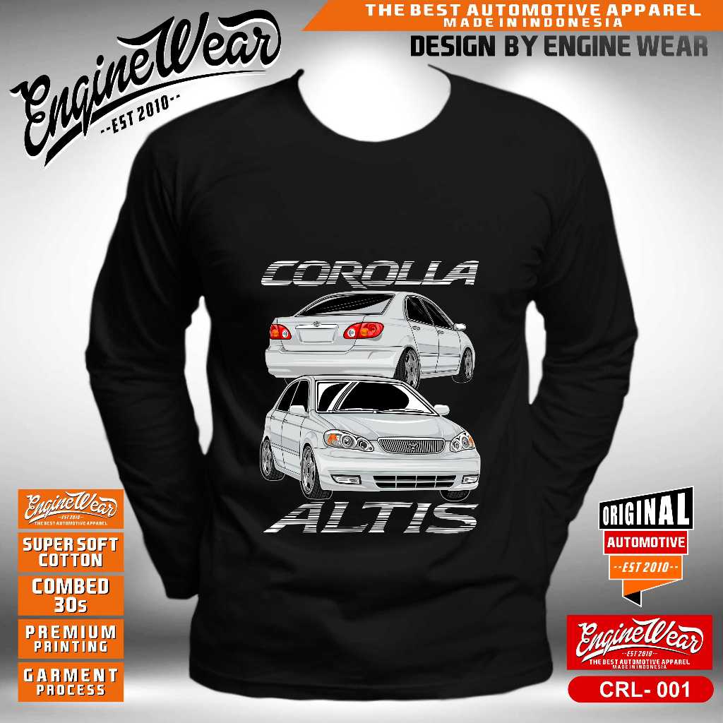 kaos altis kaos toyota tshirt toyota altis baju mobil sedan otomotif fbck