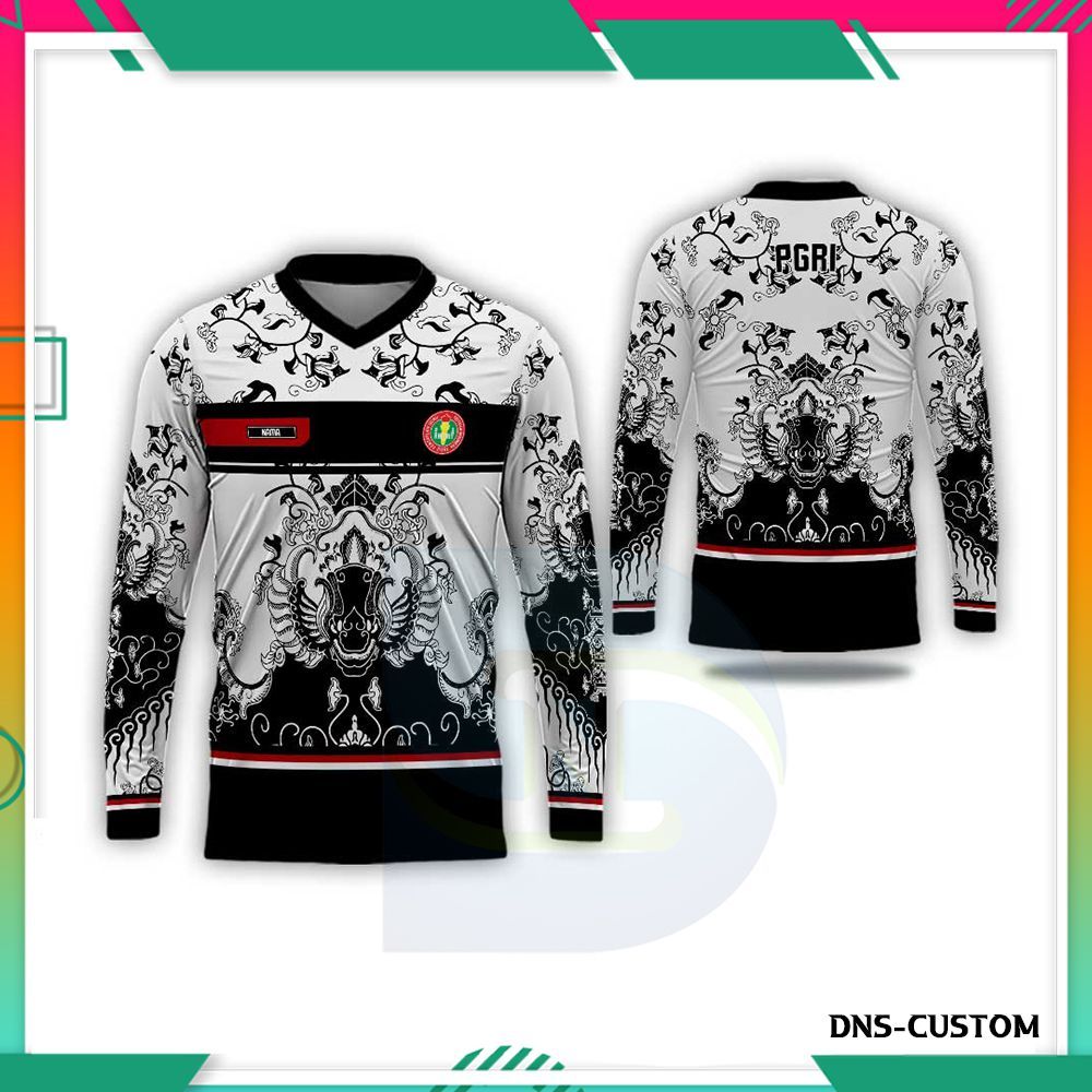 Seragam Guru PGRI Printing / Batik PGRI Pria Dryfit