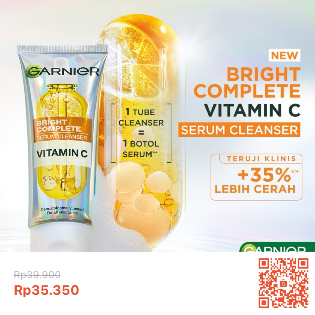 GARNIER SERUM CLEANSER VITAMIN C