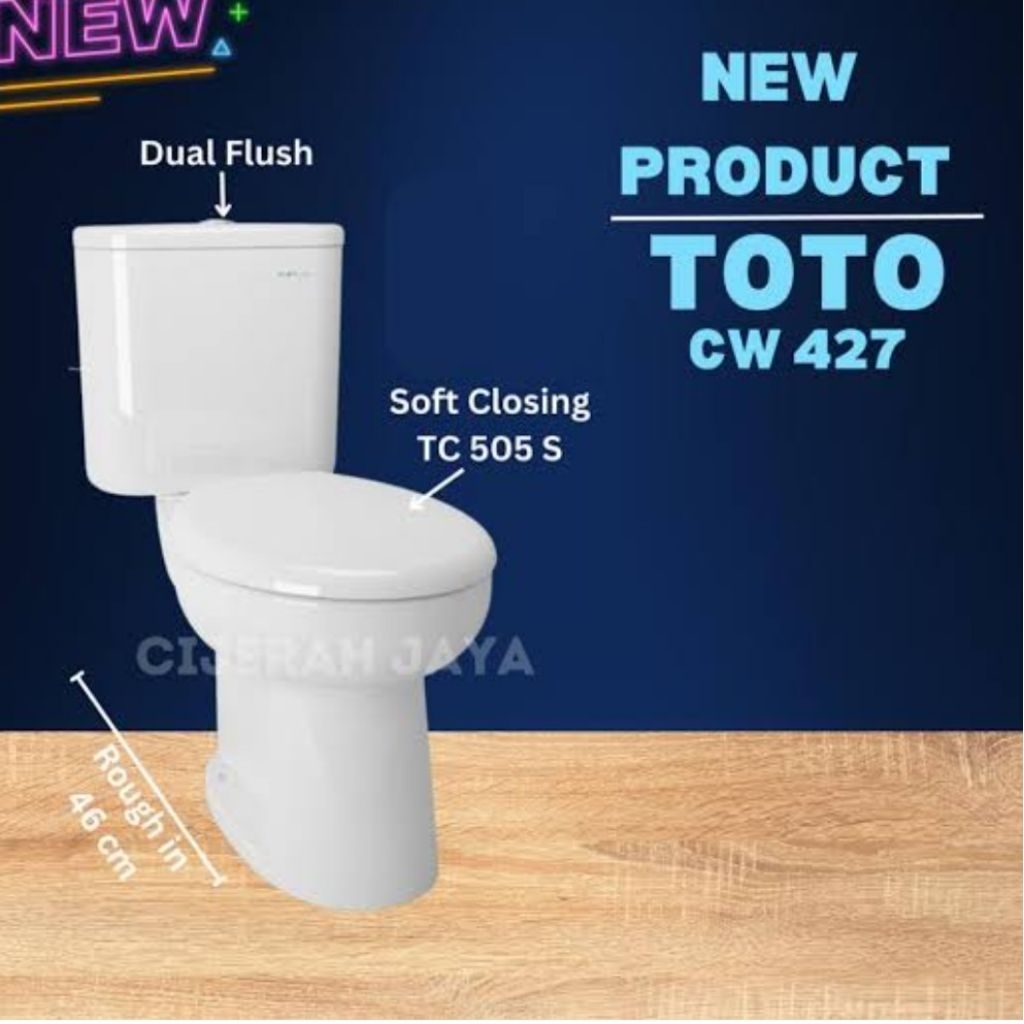 Closet Duduk Toto CW 427 White