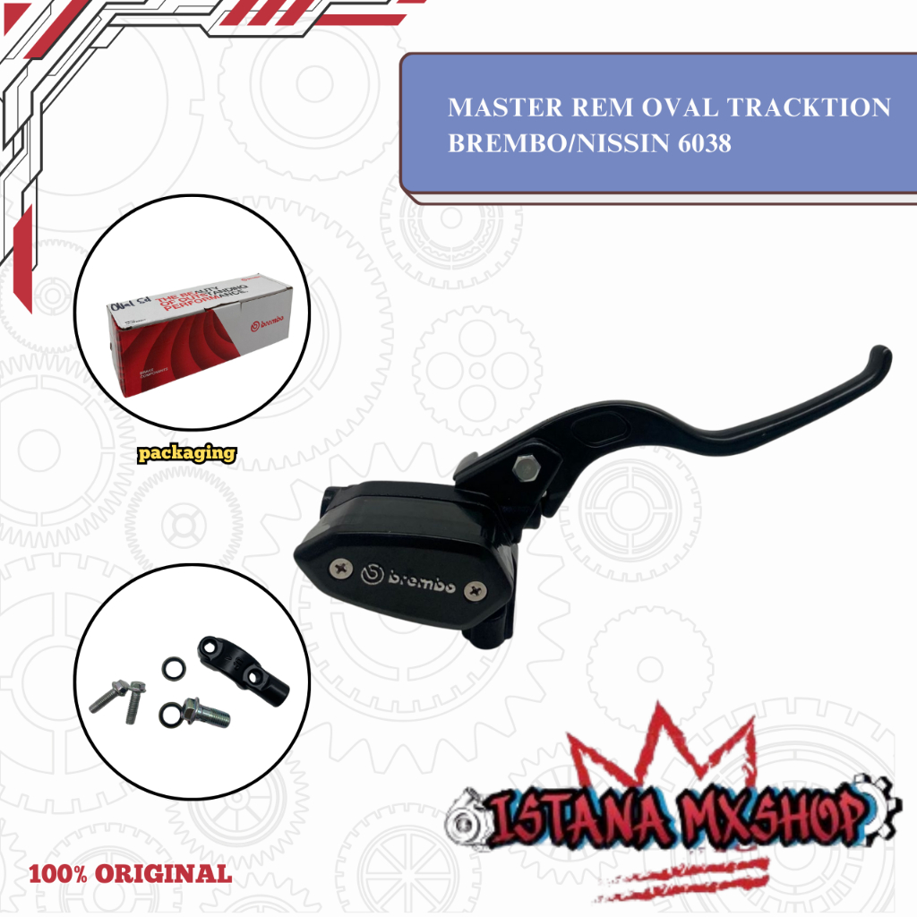 Master Rem Brembo Kotak Oval Master KRS kiri kanan