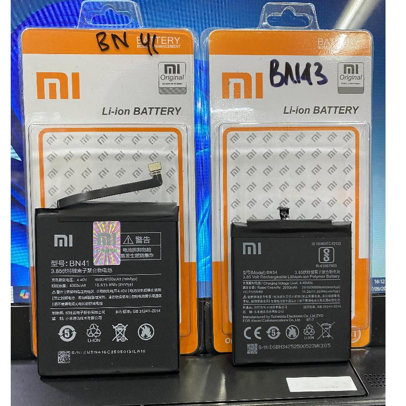 Batterai/Baterai/Batre/Battery/Battre Xiaomi Redmi Note 4 Note 4X Snapdragon BN41/Redmi 4 BN42/Redmi