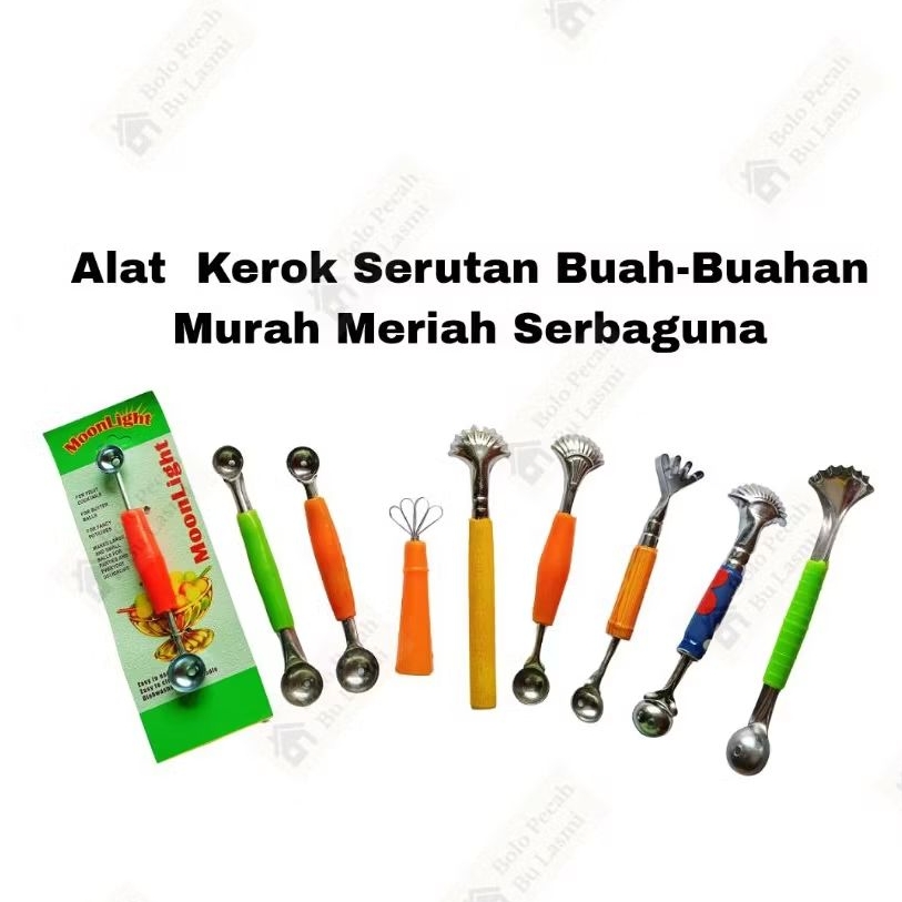 Kerokan Serutan Buah / Kerok Serut Buah / Serutan Blewah Melon / Cuplekan Buah Bulat Cocktail