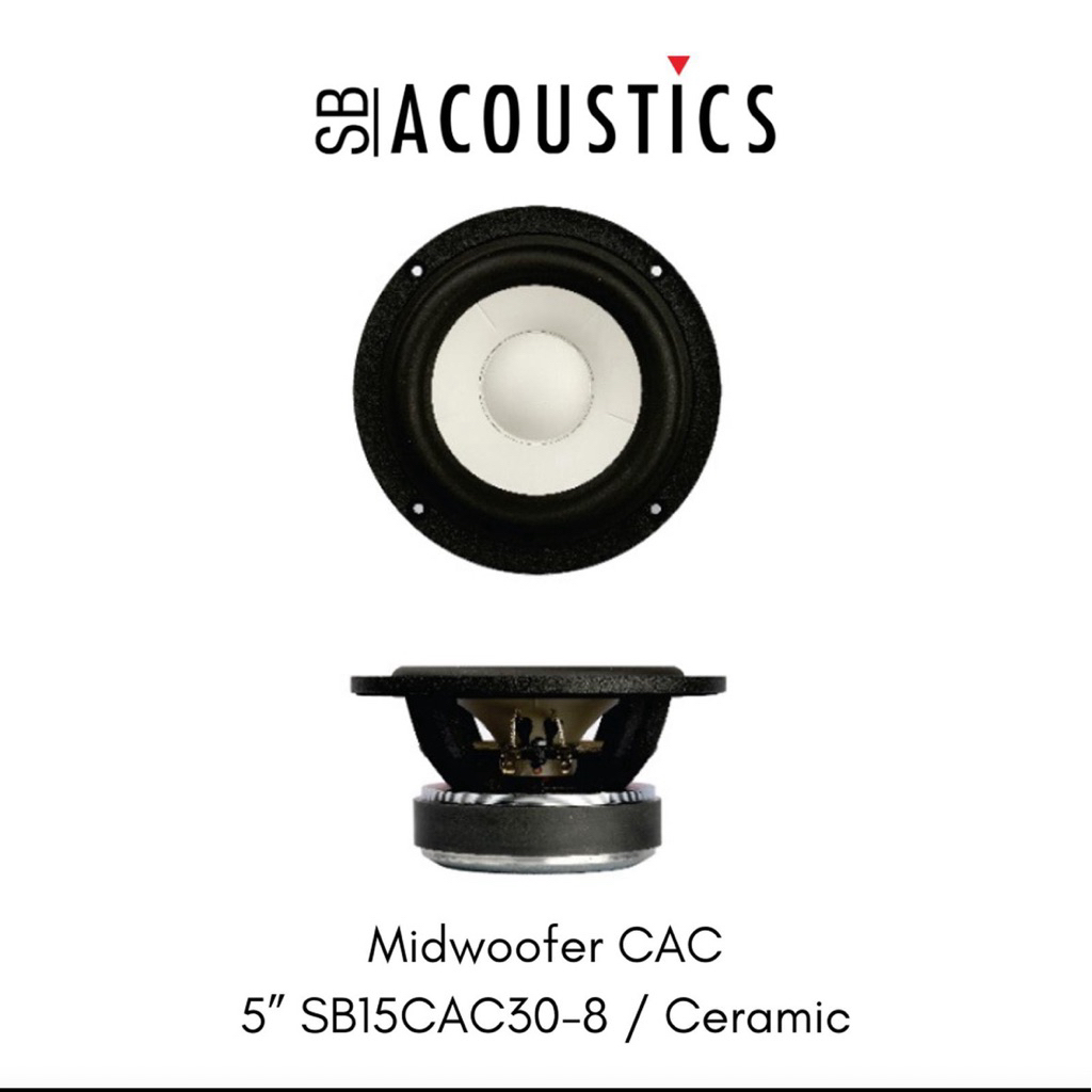 SB15CAC30-8 Ceramic Speaker Midwoofer CAC SB Acoustic 5"