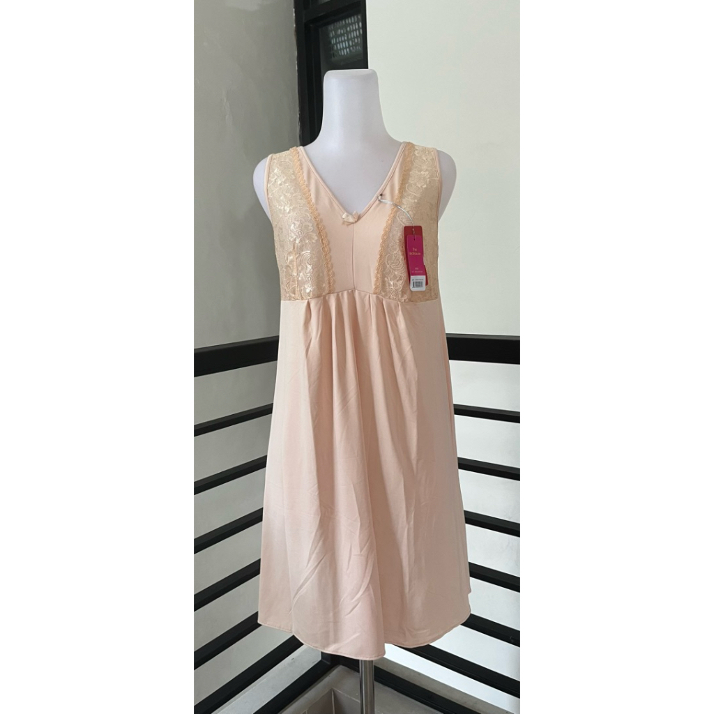 THE BRAHOUSE LINGERIE DRESS WARNA KREM DASTER CANTIK MURAH 892N