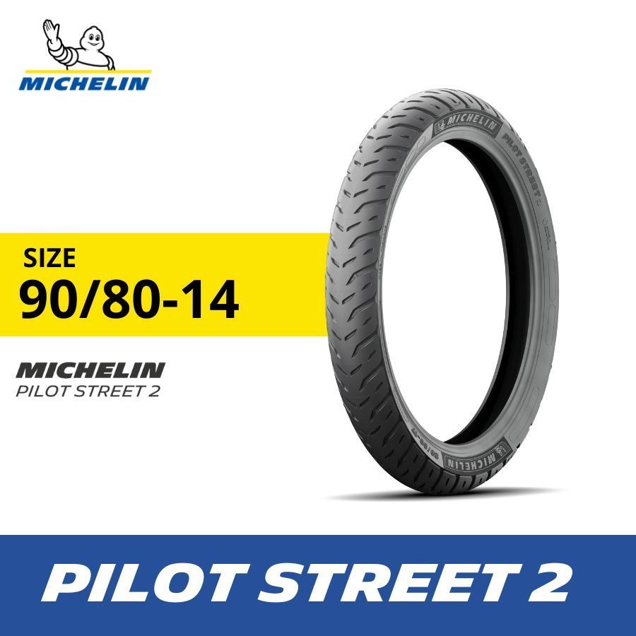 Ban Motor Matic Ring 14 90/80 Michelin Pilot Street 2 Tubeless