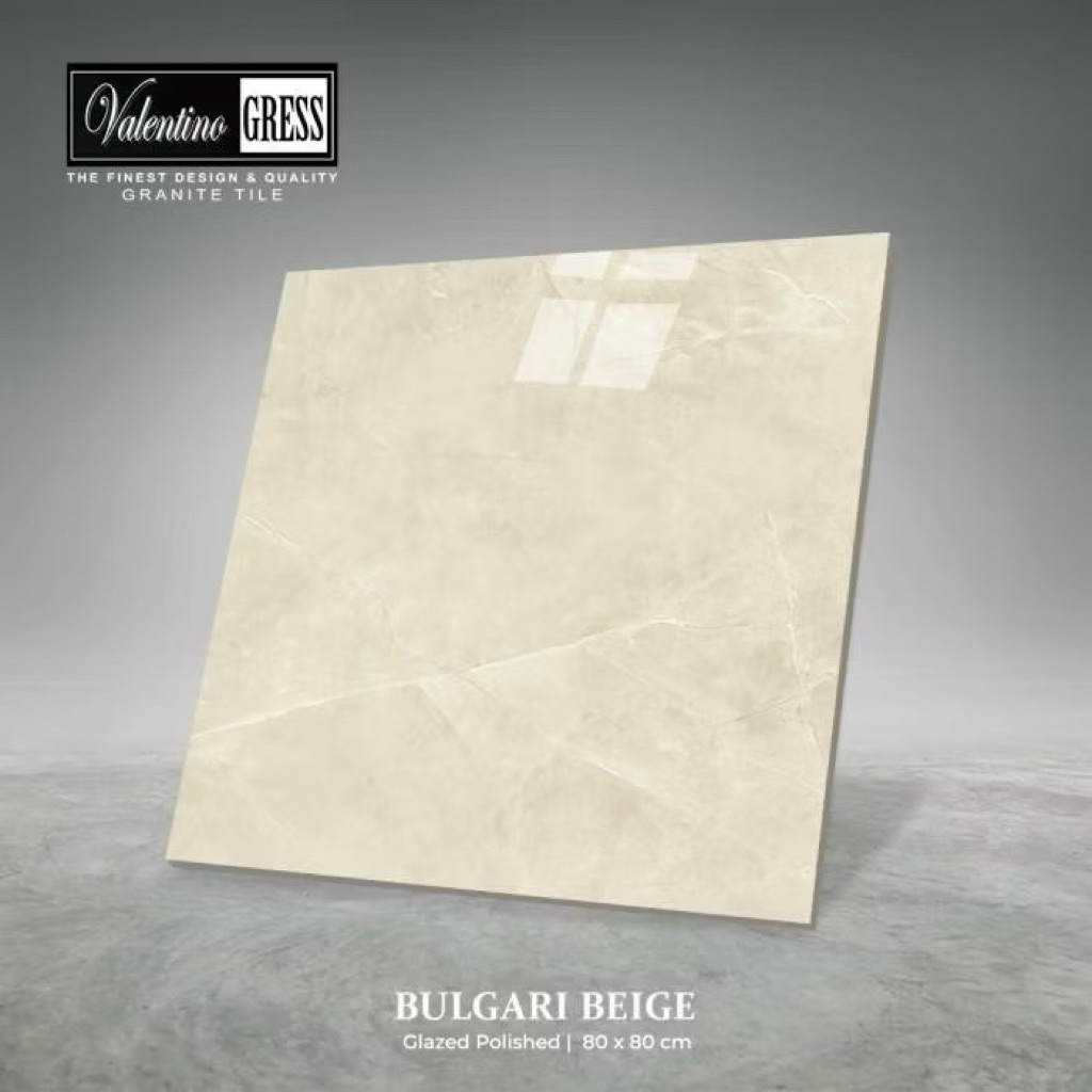 Granit 80x80 Valentino Gress Bulgari Beige | Glazed Polishedd