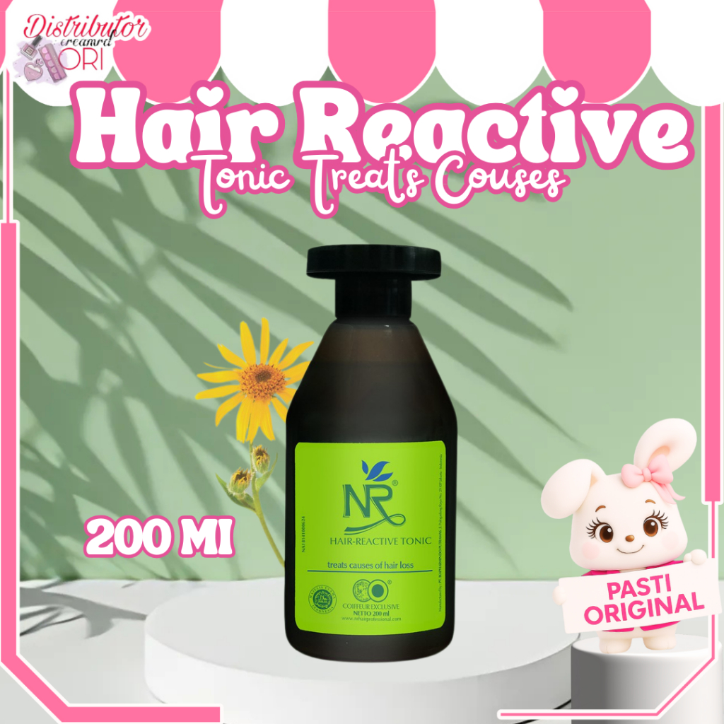 NR Hair Reactive TonicTreats Couses Of HairLoss 200 Ml | Distributor Cream Ori