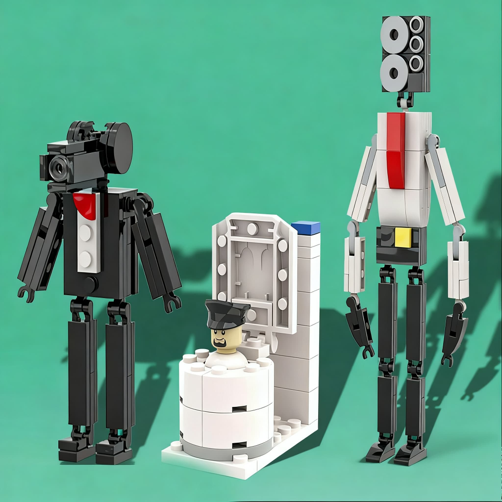 CODToilet Action Figure Speakerman TV Man Monitor Man Model Boneka Mainan Untuk Hadiah Anak Koleksi