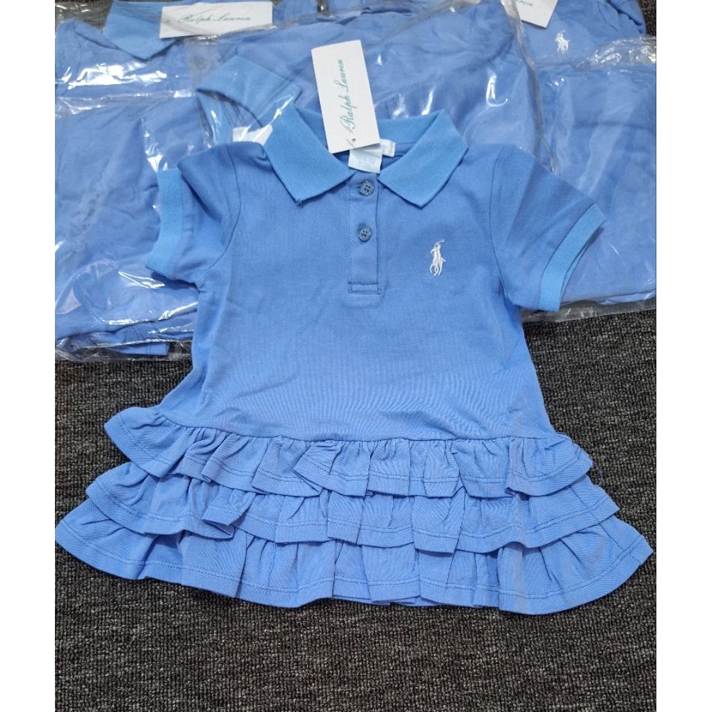 DRESS POLO RL RALPH LAUREN ANAK CEWEK / PEREMPUAN (SIAP KIRIM)