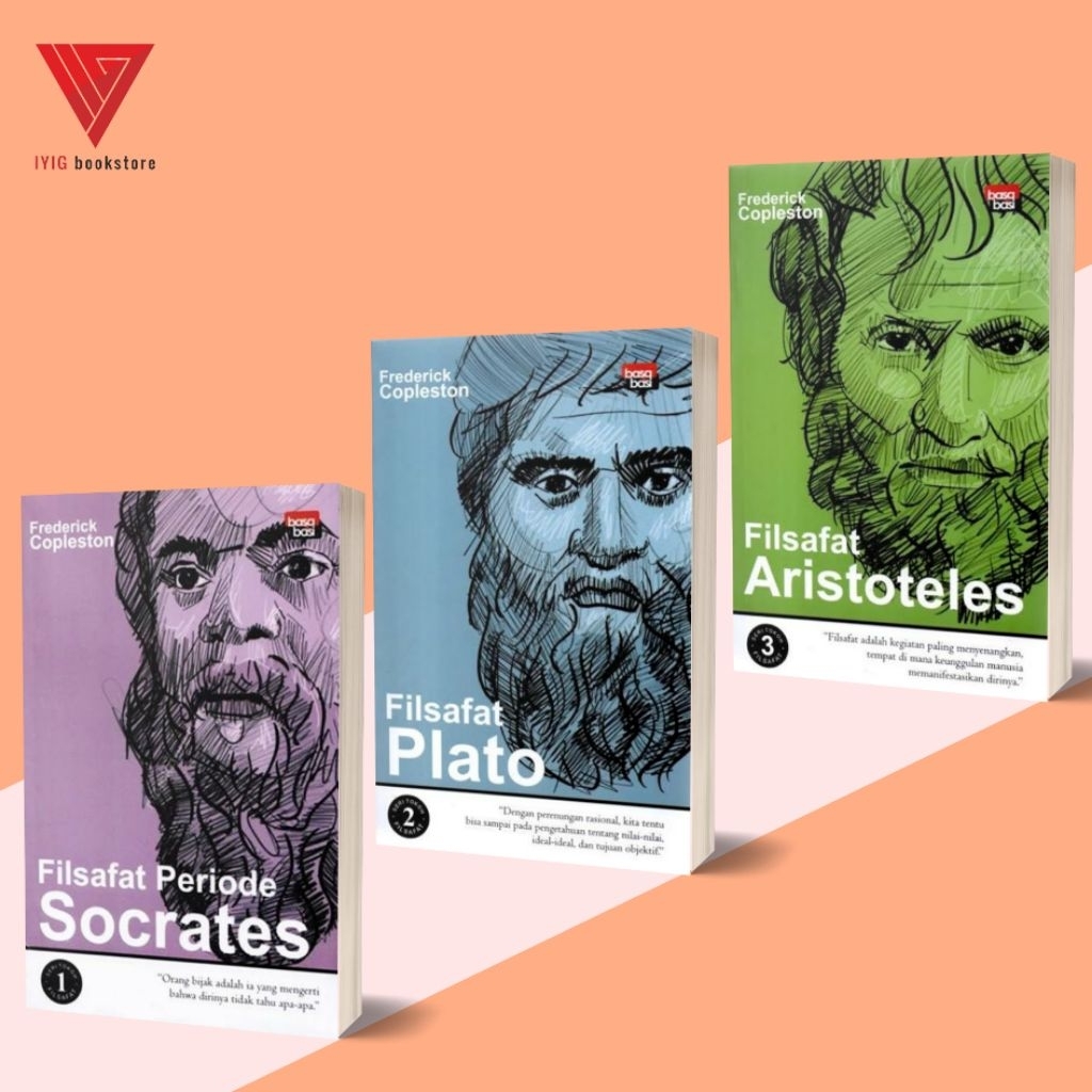 Iyig - Paket Buku Filsafat Periode Socrates - Filsafat Plato - Filsafat Aristoteles - Buku Filsafat