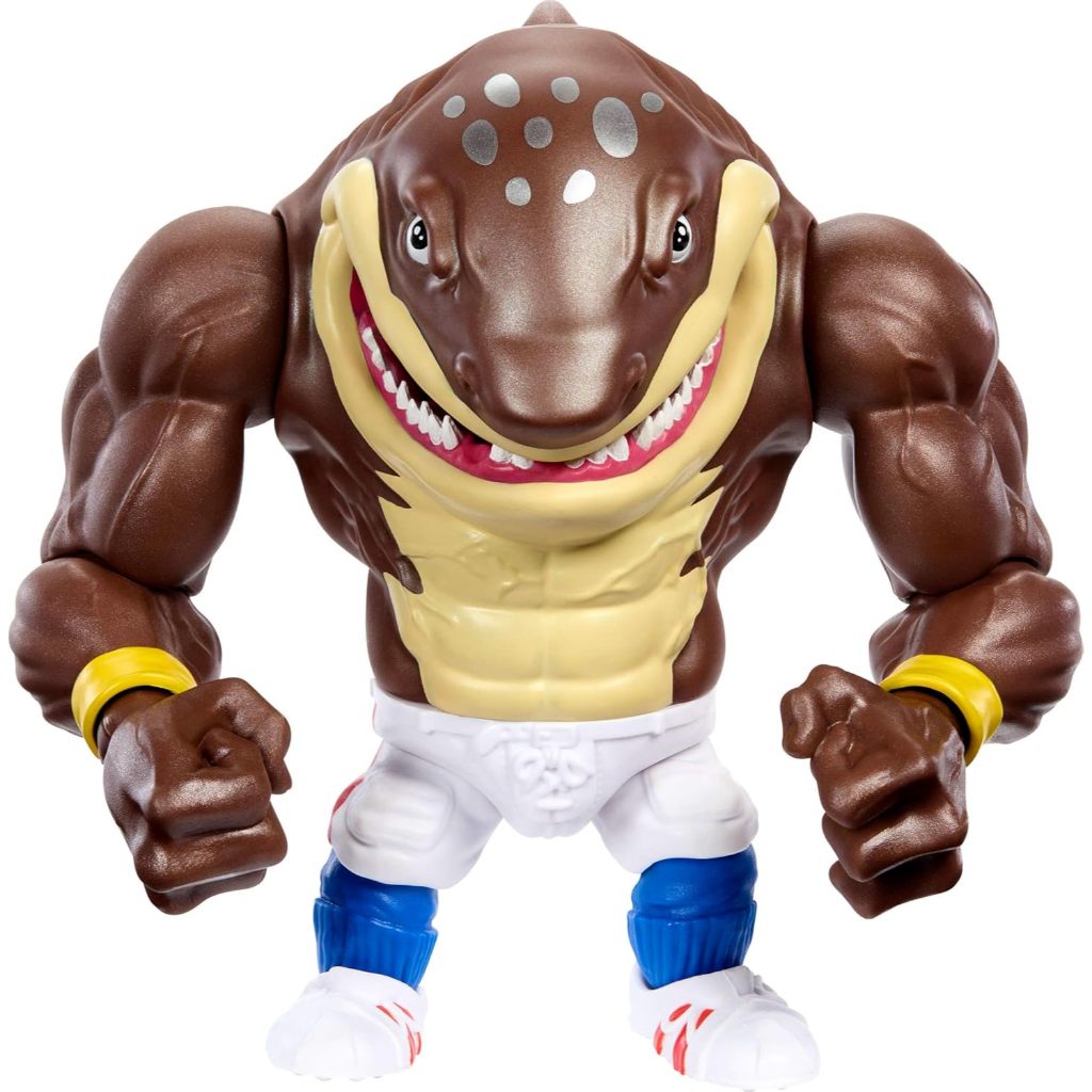 Mattel Street Sharks Action Figure dengan Gerakan Gigit & Banting, Mainan Koleksi Slammu Besar Terin