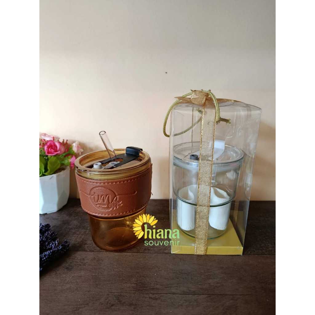 Mika Packaging Gelas Sedotan Gorgous Kaca 15 x 8 cm