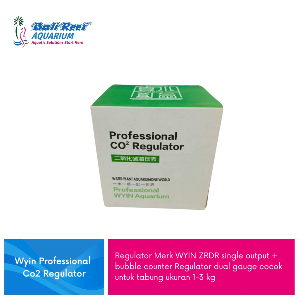 Wyin CO2 Regulator Tabung CO2 Aquascape