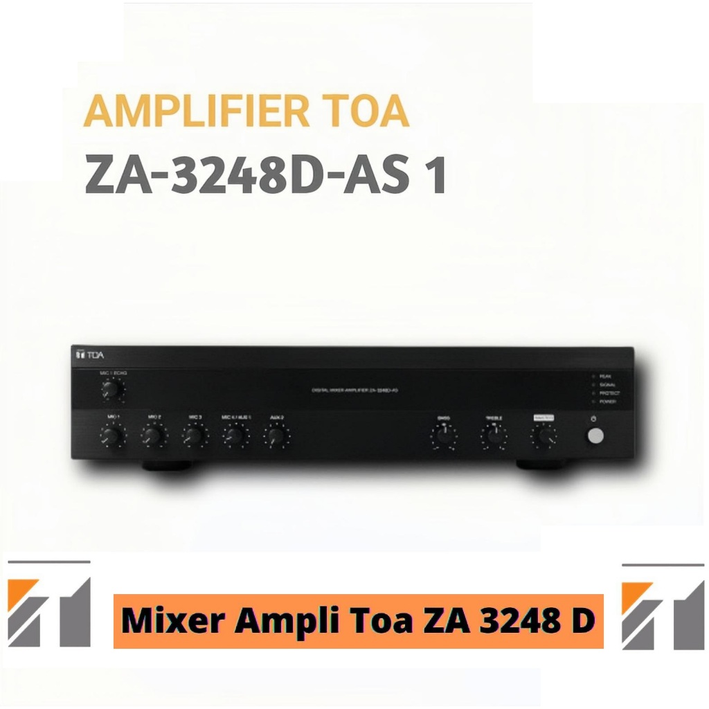 Amplifier Ampli Toa ZA 3248D Original / Digital Power Mixer Amplifier TOA 480W ZA-3248D ZA-3248 D-AS