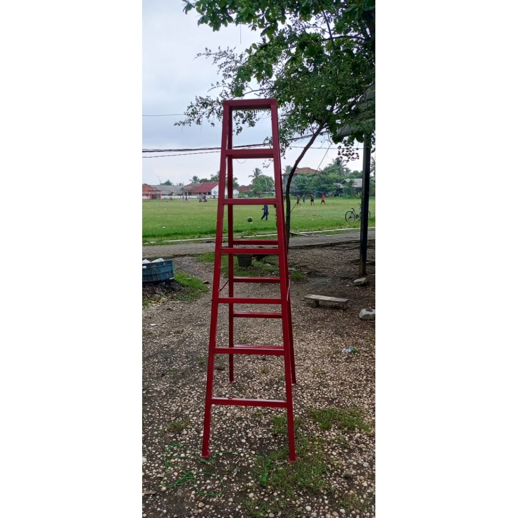 tangga lipat besi holow 4x4 tinggi 250