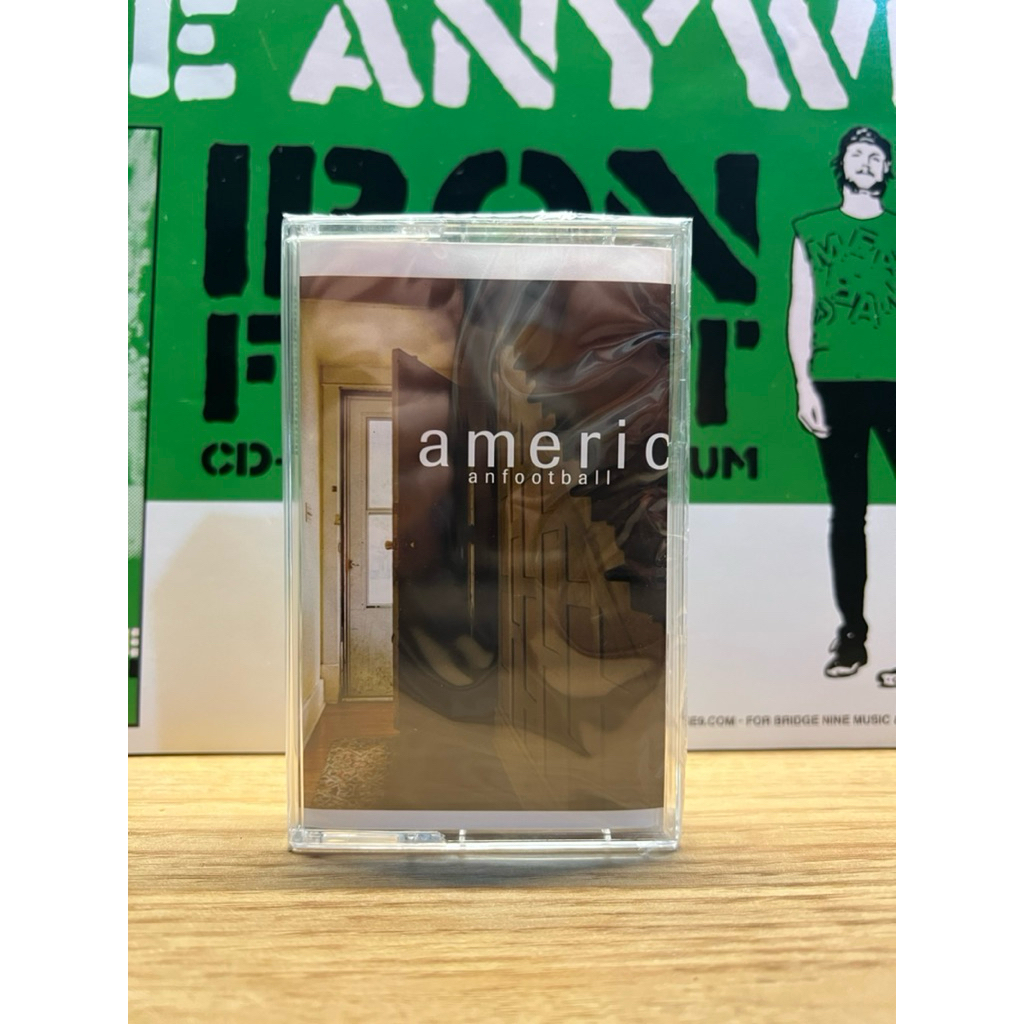 Kaset Pita Cassette American Football LP2 Official Import Polyvinyl Segel