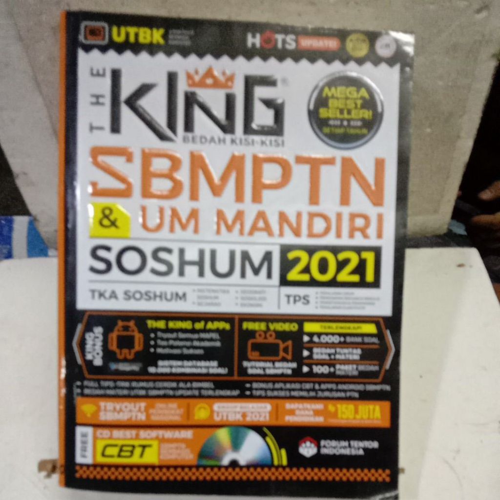 Buku Original bekas; The King SBMPTN & UM MANDIRI SOSHUM 2021
