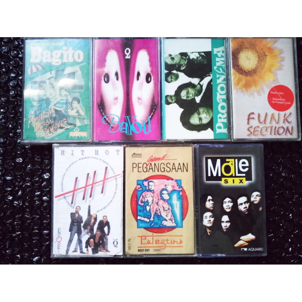 Kaset pita band Indonesia lawas | Kaset Rock | Kaset Funk | Kaset Band