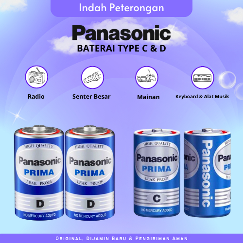 BATERAI PANASONIC TANGGUNG/BATERAI PANASONIC BESAR