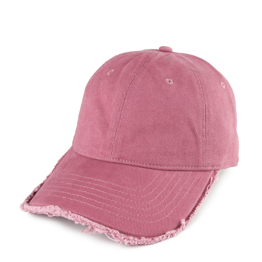 Urban State - Frayed Baseball Cap - Pink