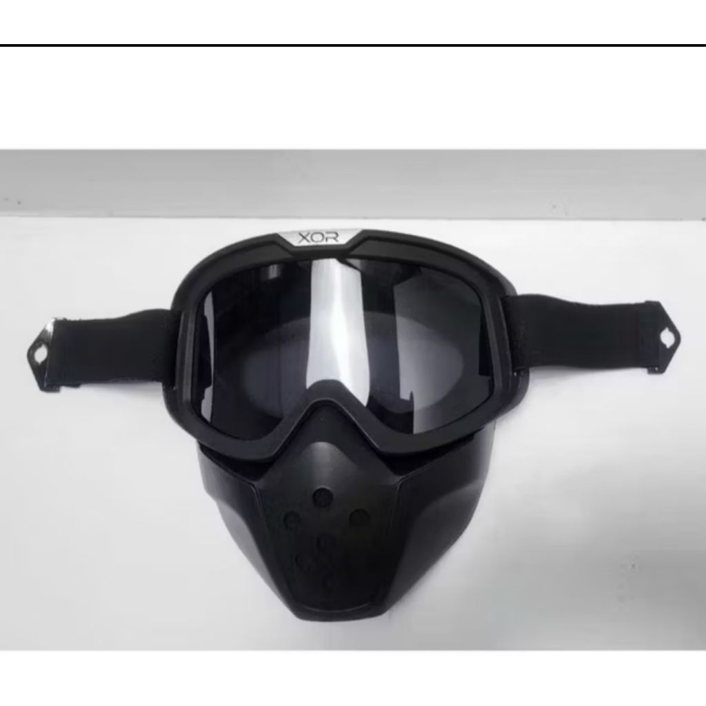 masker visor xor shark raw