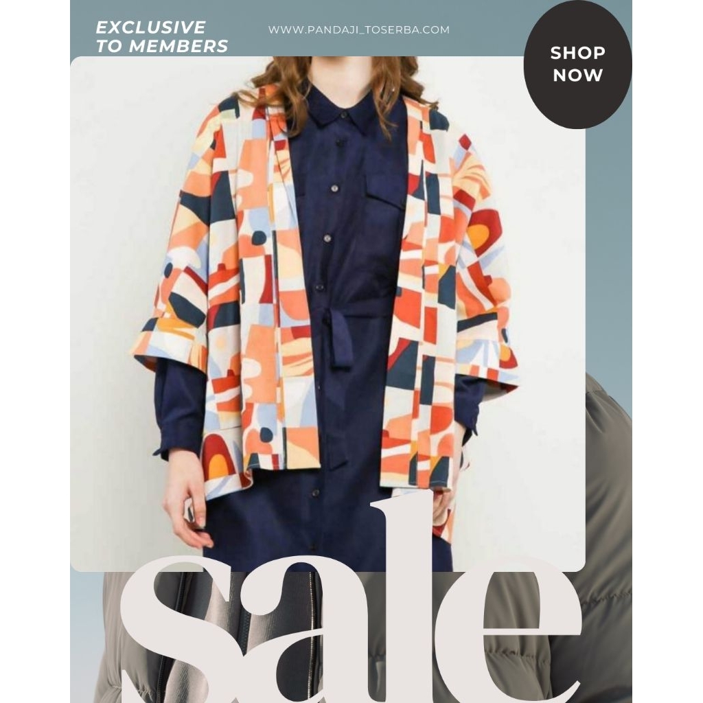 Cottonink Santorini Nayan 3714-AA Outer wanita - Luaran Multi colour