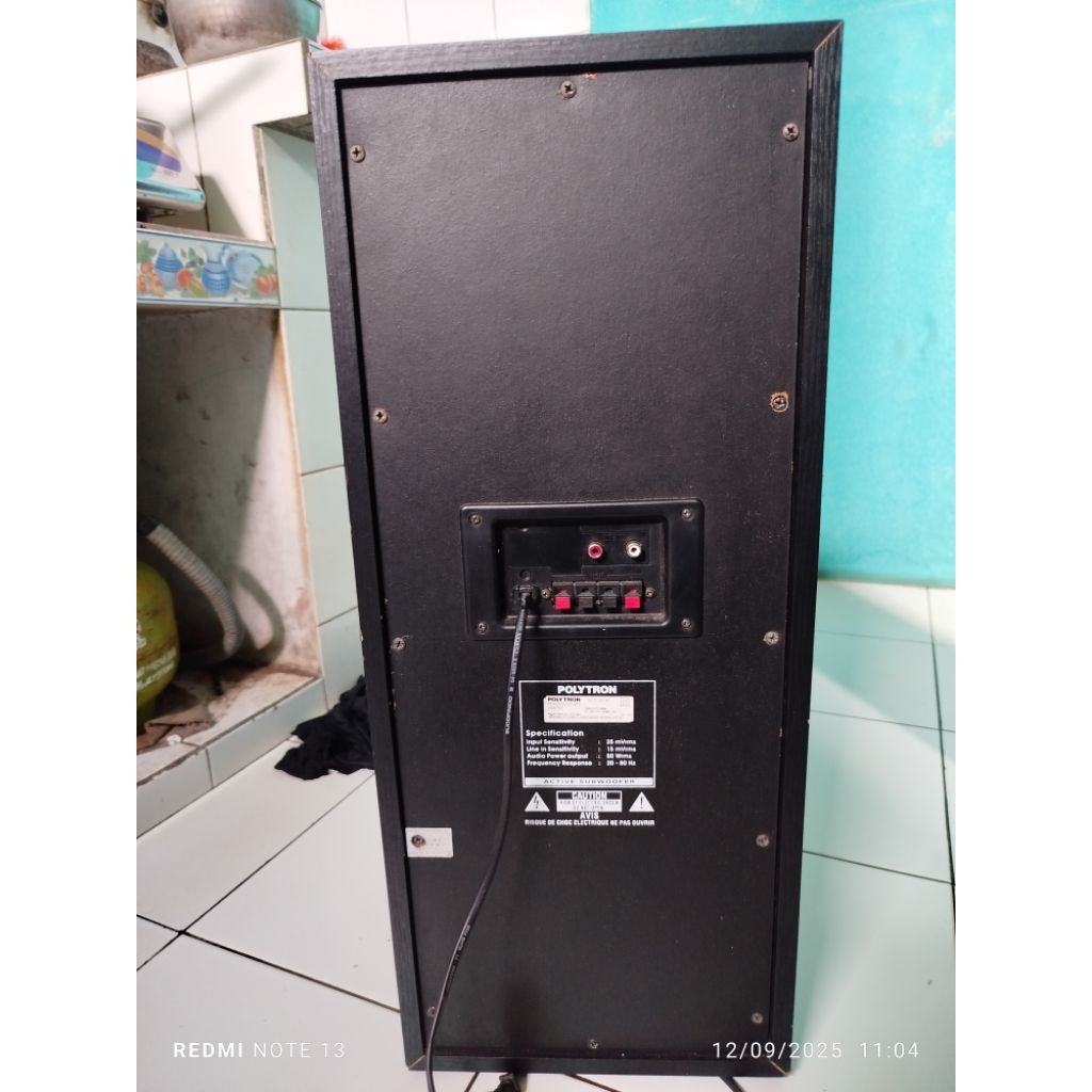 subwofer bigbazz polytron psw500i