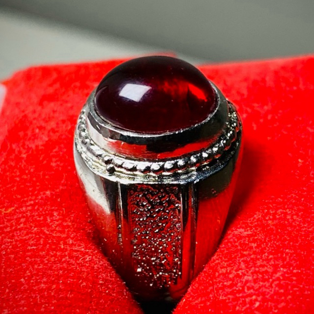 CINCIN BATU AKIK MERAH DELIMA SIYEM MICRO