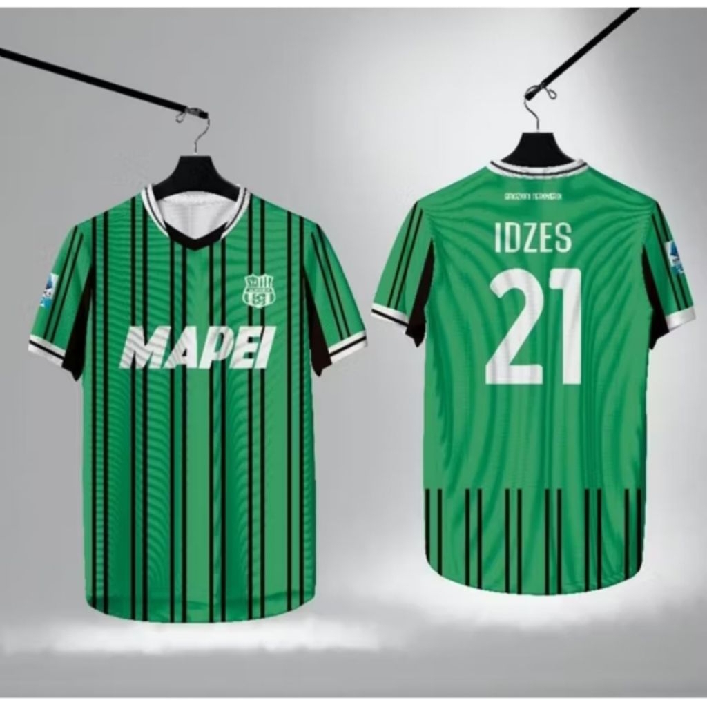 JERSEY SASSUOLO HOME EDITION JAY IDZES TERBARU 2025 GRATIS NICKNAME KAOS BOLA