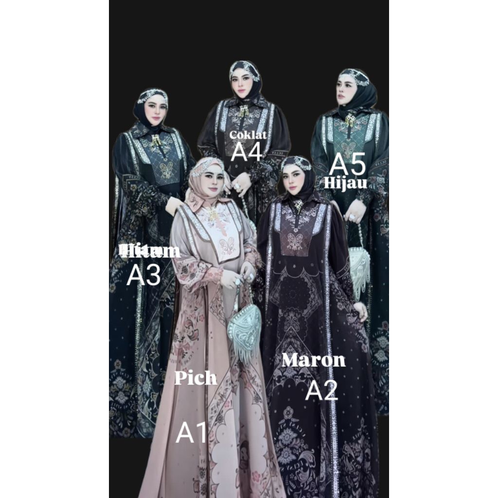 gamis syari ucel windes alqiblat rafanda azizil dwina alayka