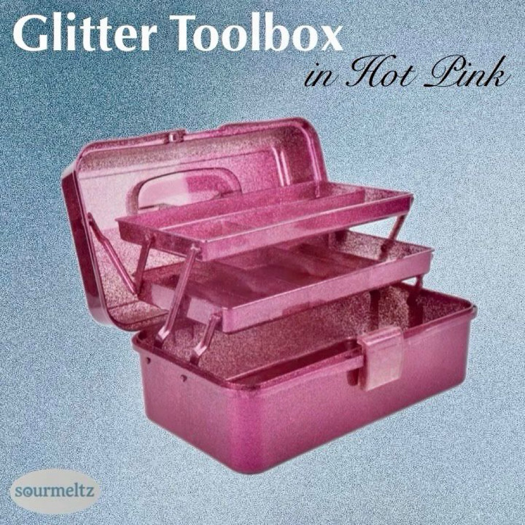 glitter toolbox accessories make up