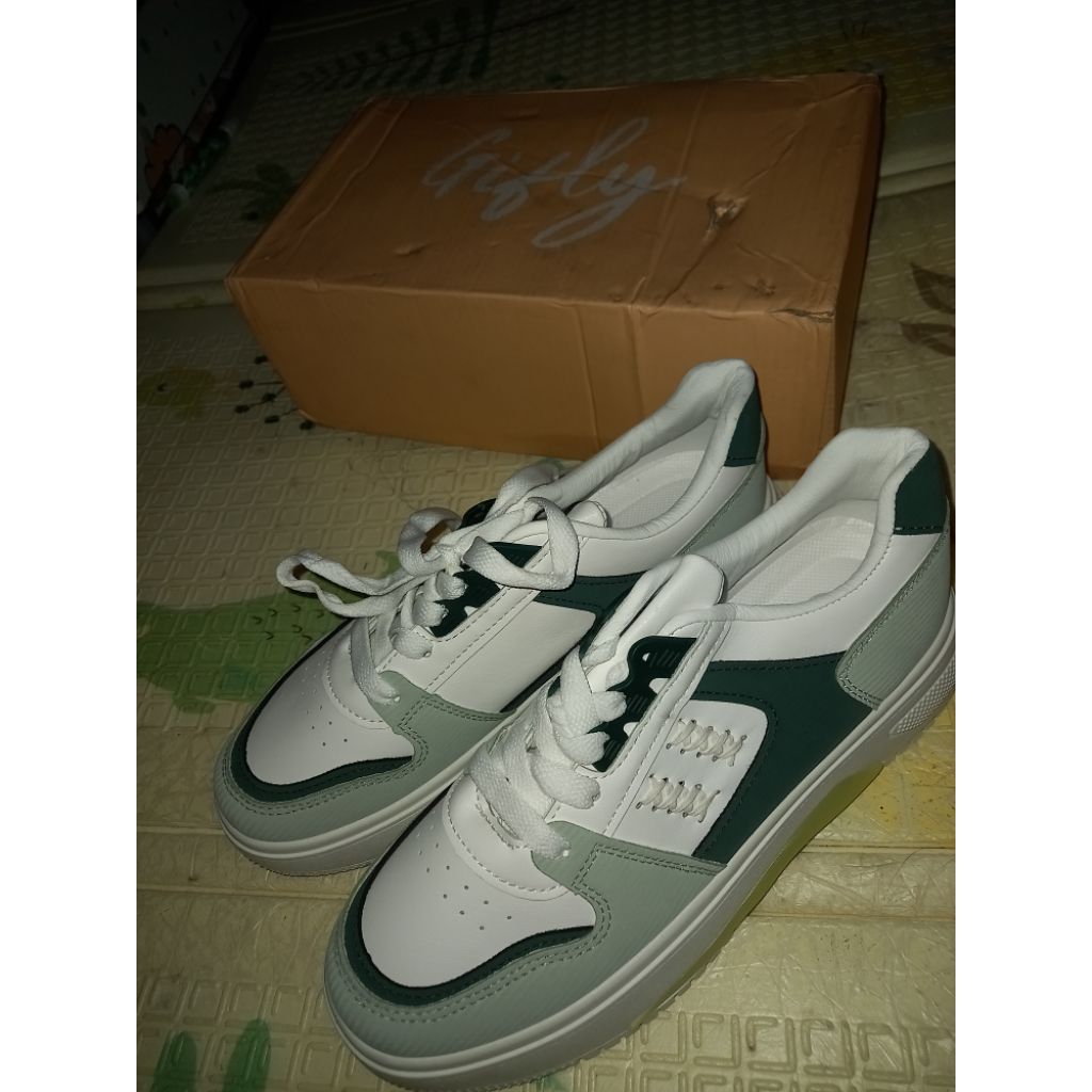 Sepatu Fashion Gifly Green size 40