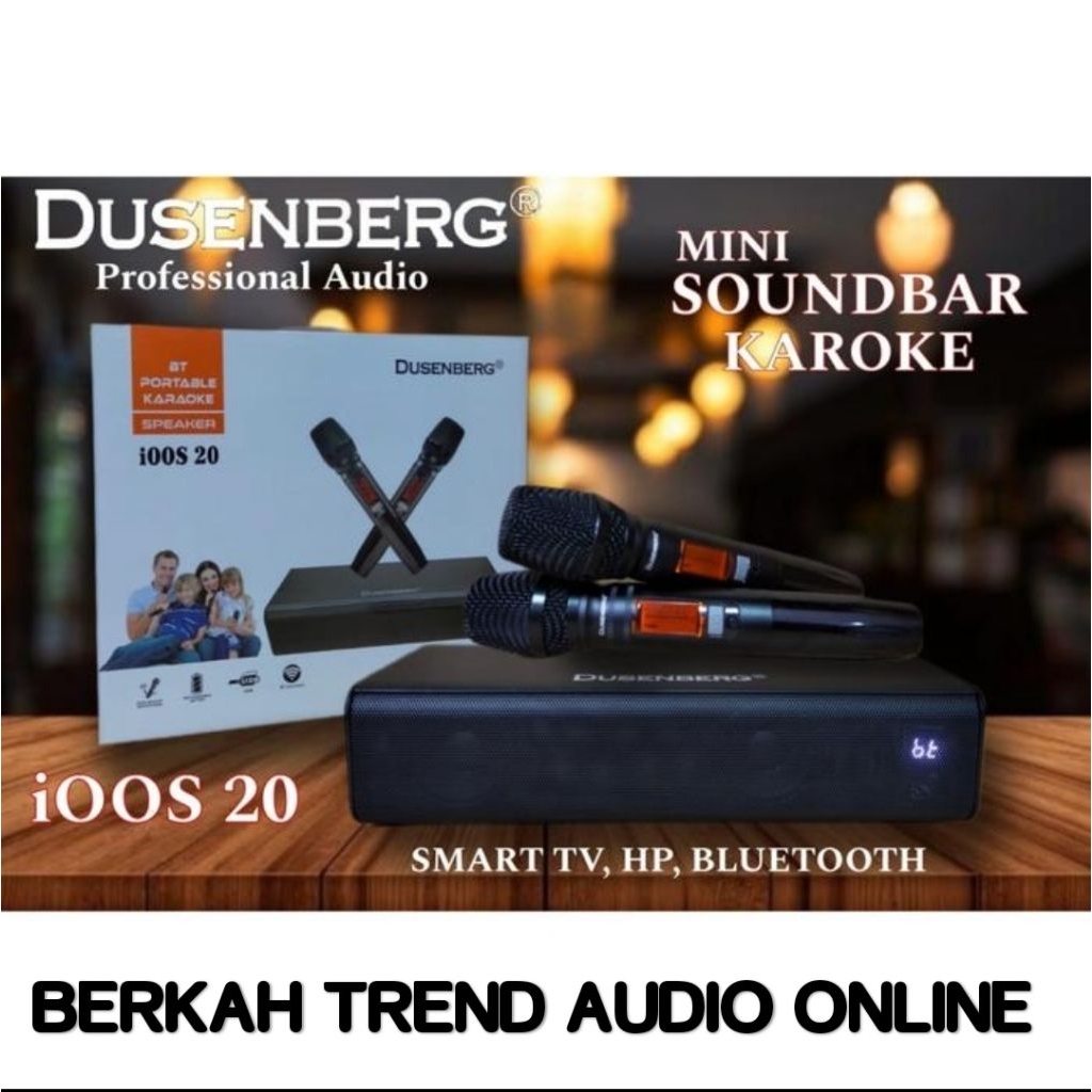 Speaker Bluetooth Portable Mini Soundbar Dusenberg ioos 20
