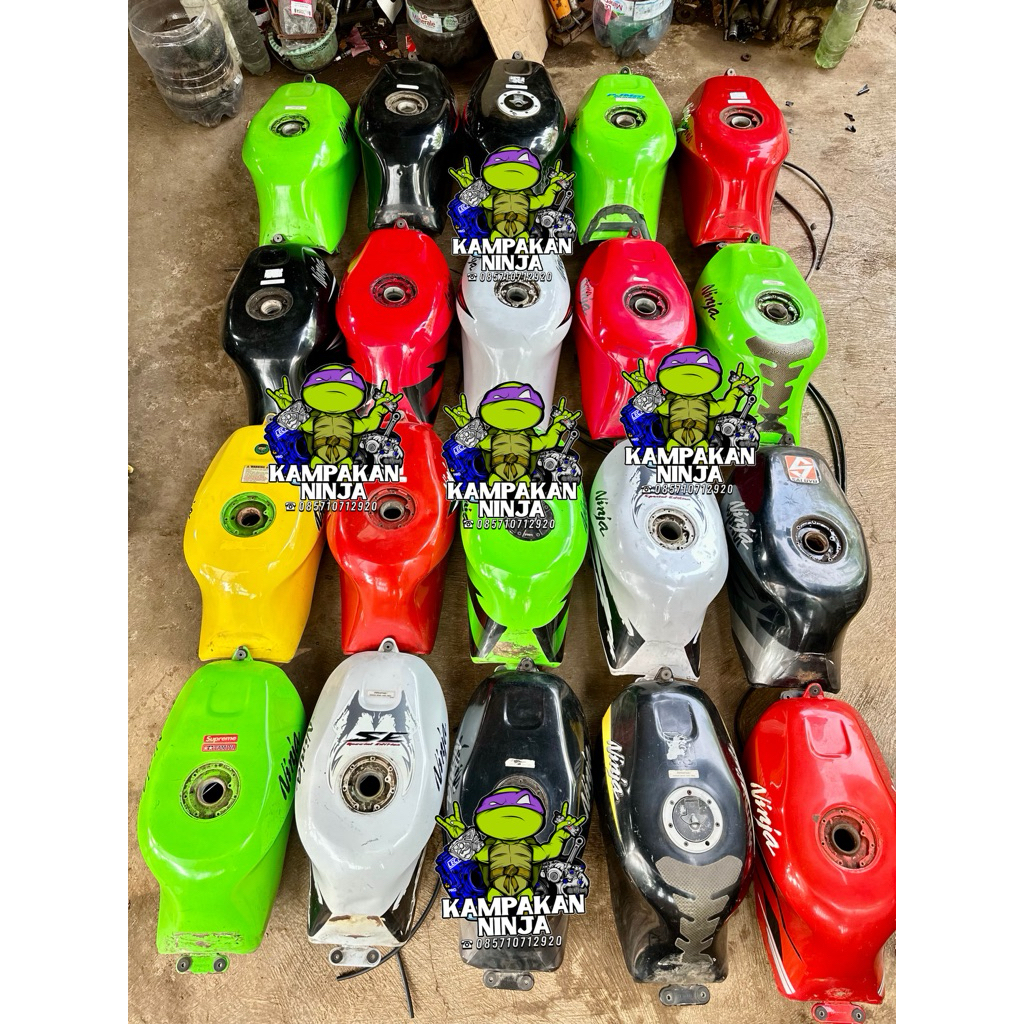 tangki tanki tengki ninja rr original copotan motor kawasaki